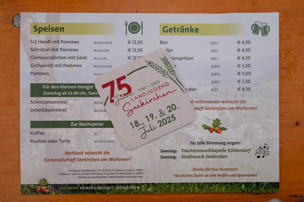 150 Jahre Fest – Sonntag – Bierzelt